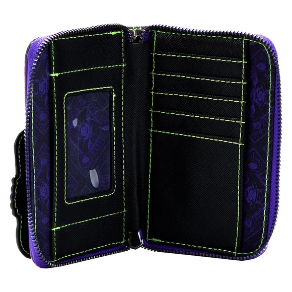 Loungefly Princess and the Frog Dr. Facilier Villains Scene Zip Around Wallet - Picture 3 of 4